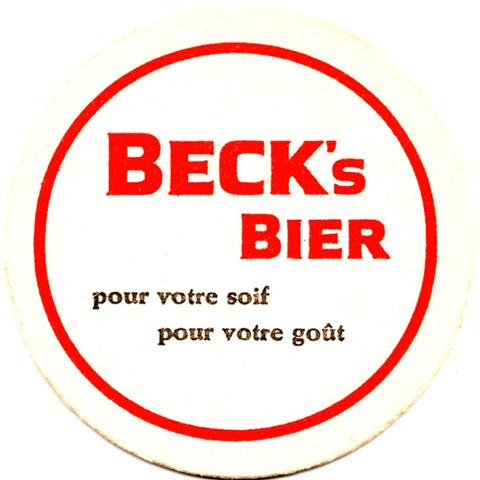 bremen hb-hb becks rund 180 1b (la biere allemagne-schwarzrot)